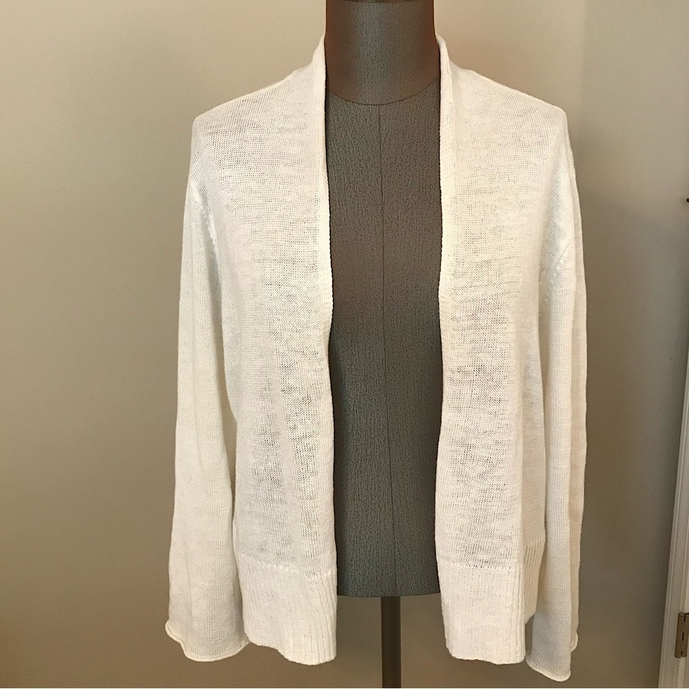 Eileen Fisher Linen Cardigan XL